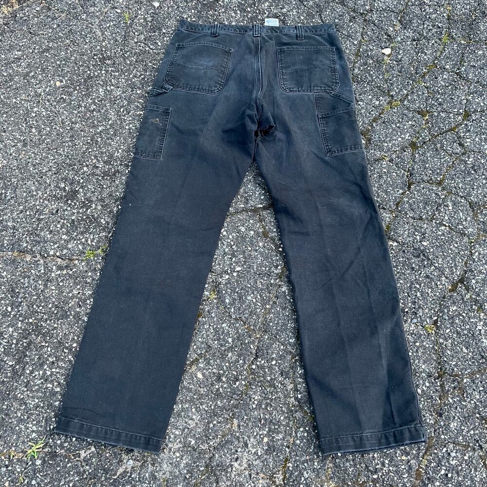 Vintage Carhartt Black Double Knee Work Wear Carpente… - Gem